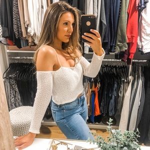 Cold Shoulder Crop Top *NWOT